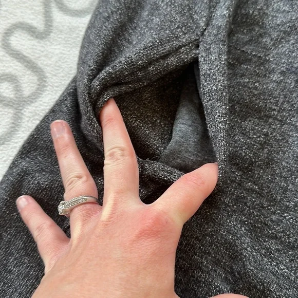 Free People Beach Bicoastal Cardigan Duster Charcoal Gray - Picture 4 of 6